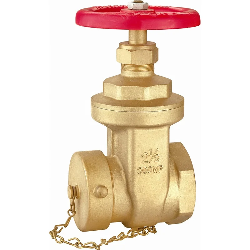 Brass Wet Riser Landing Valve Straight hose gate valve Bronze Hydrant Gate Valve