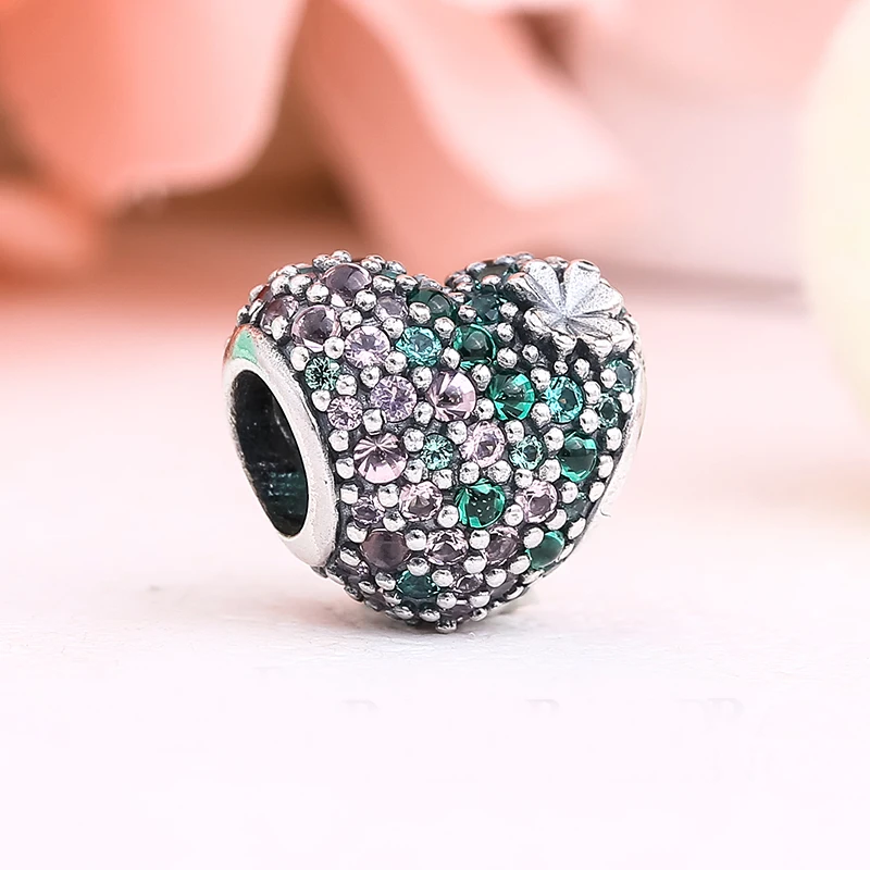 New 2022 Thailand factory customization wholesale original high quality 925 sterling silver Heart Charms for ladies