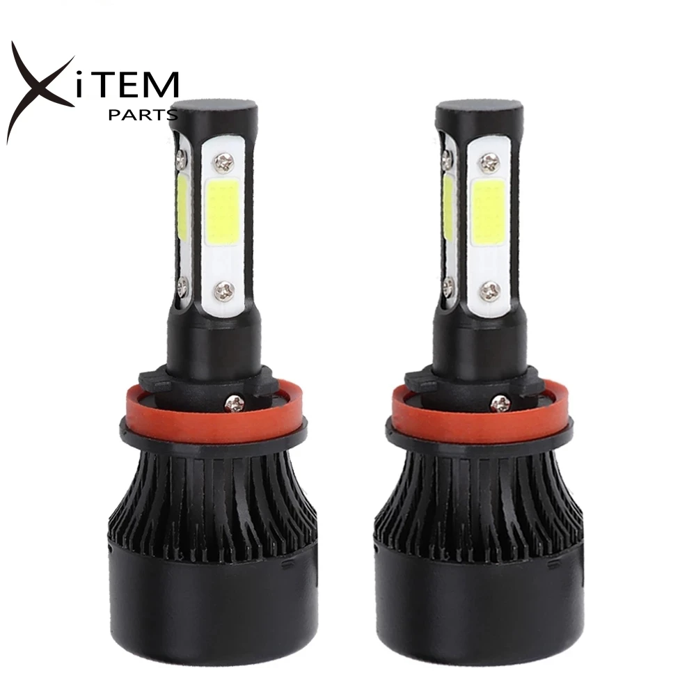 X7 светодиодные лампы для передних фар Лидер продаж 4 стороны Авто светодиодные фары для автомобиля 9005 9006 h4 h7 h11 8000lm (1600167636068)