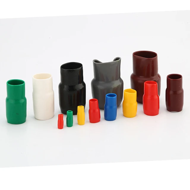 Factory Supply Wire Connectors Protective Sleeve PVC Rubber Insulated End Terminal Connector Wire Harness
