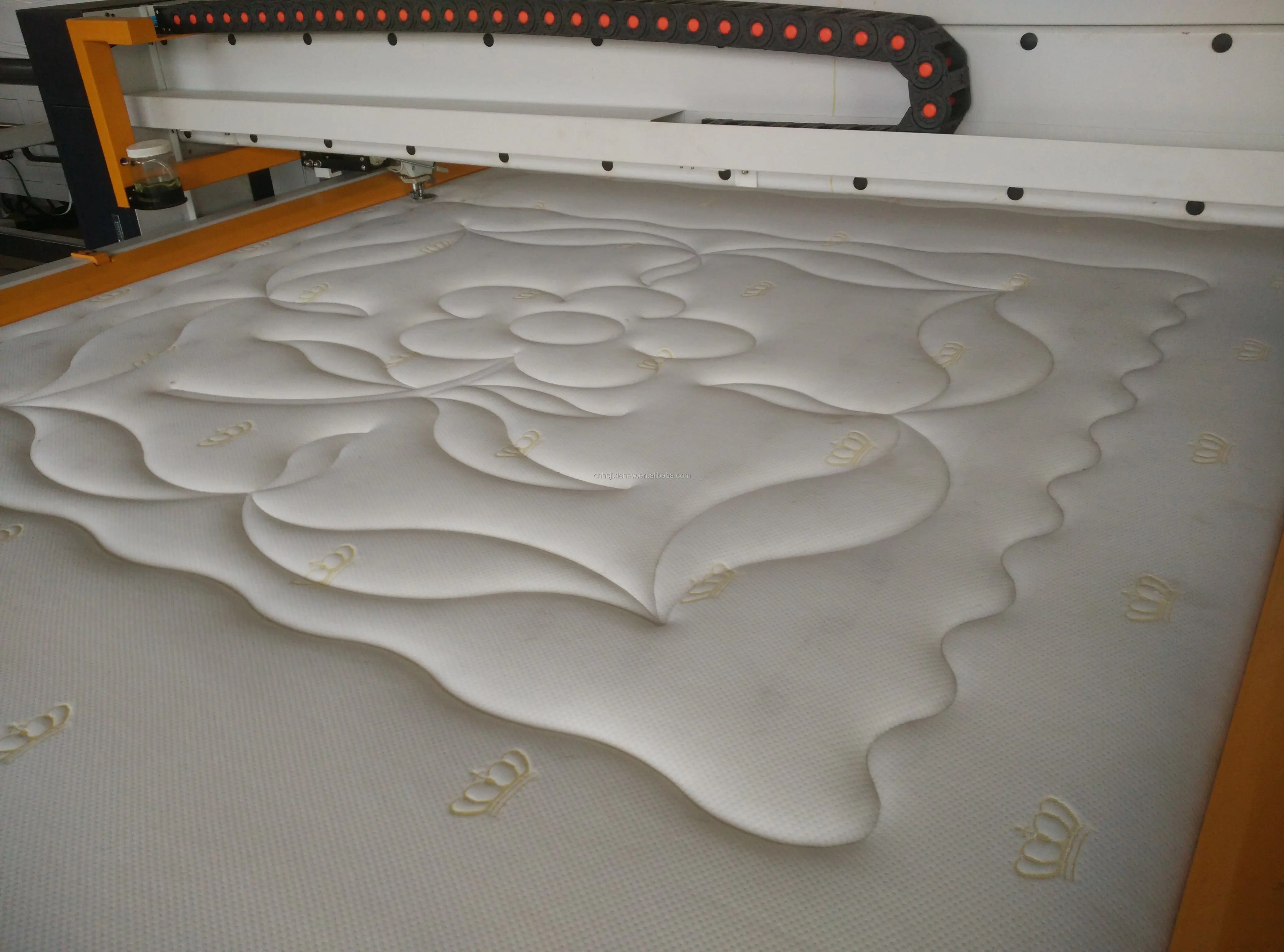 Single needle embroidery machine: textile fabric embroidery quilting machine