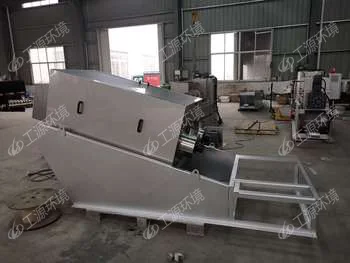 Waste Water Treatment Equipment Screw Press Water Filter Sludge Dewatering Plant