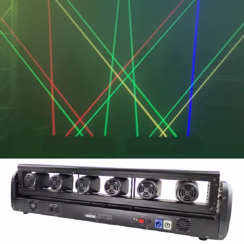 6 eyes RGB Full Colors Led Light Bar Laser Led Light Bar