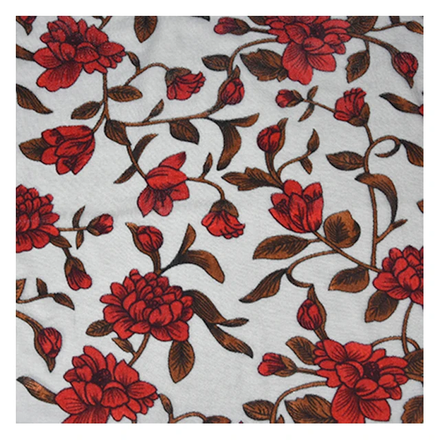 washing print burnout velvet fabric skirts made in china