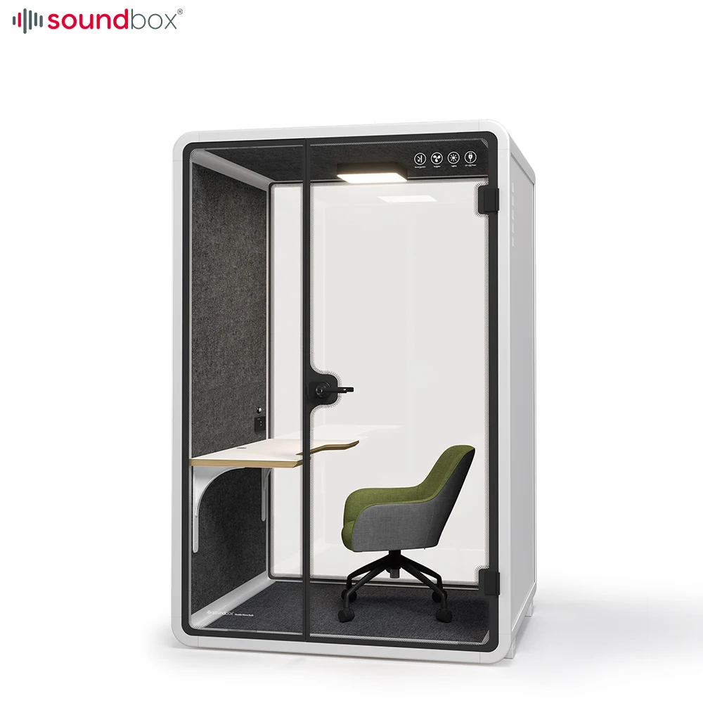 Eco-friendly Office Soundbox Pod Turbo Fresh Air System Office Pod Private Phone Space Office Pod