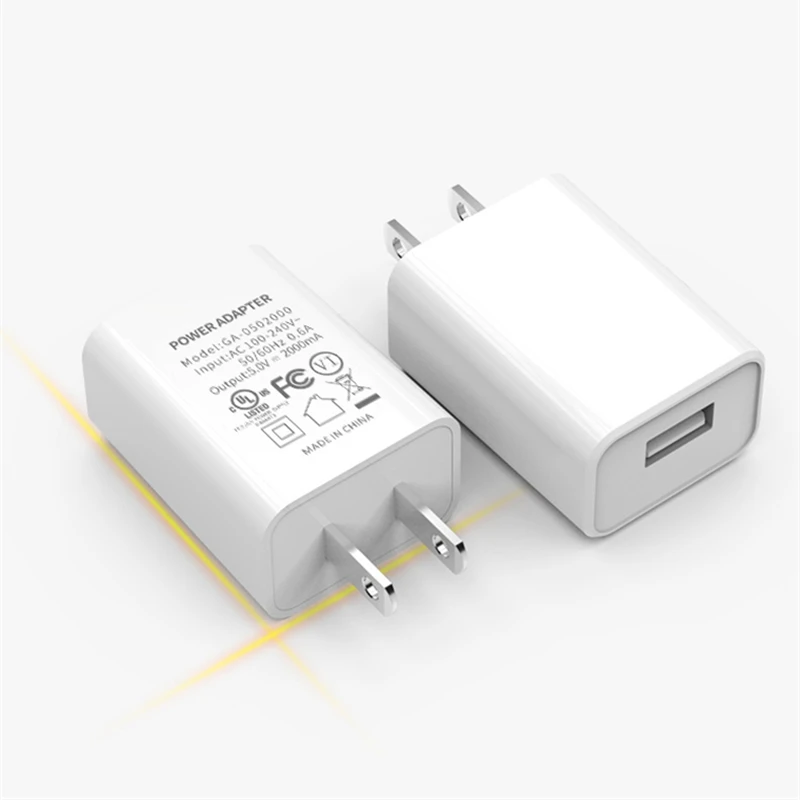 Eight-Fold Protection 1 Usb Ports Over Temperature Wall Charger Block