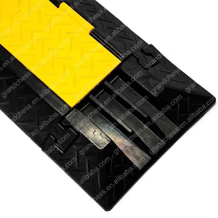 
Ramp Cable Tray 3 Channels / 3 way Rubber Cable Protector Cable Ramp 