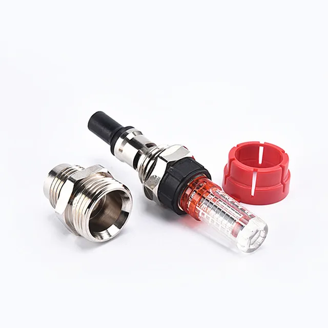 Brass Manifold With Flow Meter 2-12 Ways Brass Collectors With Flow Meter For Floor Heating