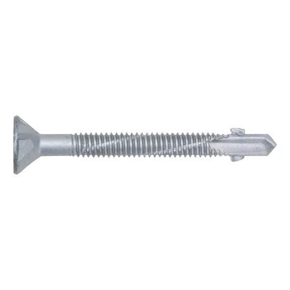 Fastener Self-drilling Screw flat head tek screws with wings and cut thread