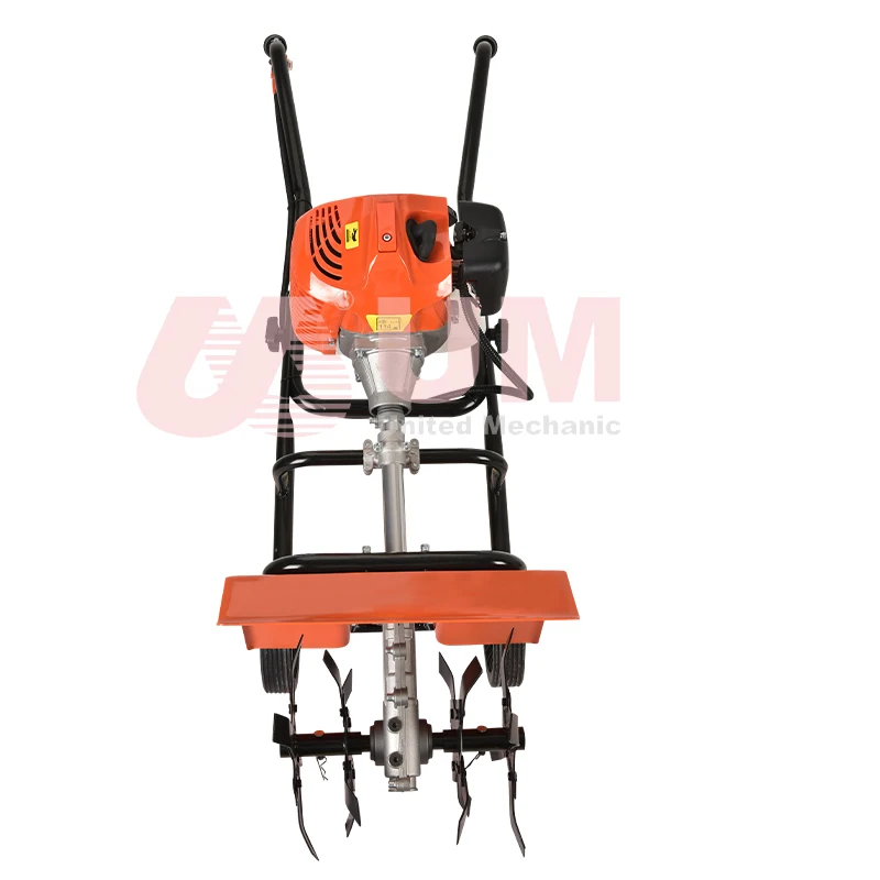 UM Garden Hand Push Cultivator 2 Stroke Cultivators Motor Cultivators Power Tillers Wheel For Farm