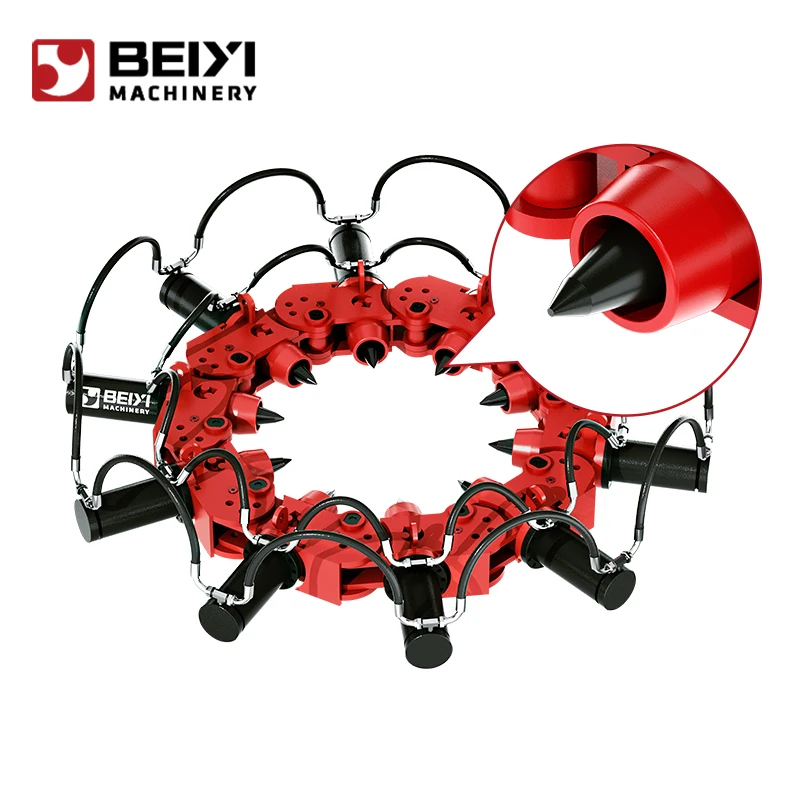 Multifunctional round pile breaker with unique and user friendly modular design capable of breaking piles from 1650-1800mm