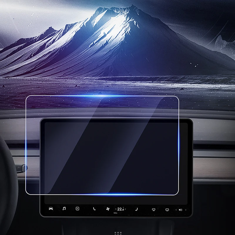 Tesla model 3 x y plaid car navigation screen protector Car Panel Navigation Touchscreen Tempered Glass