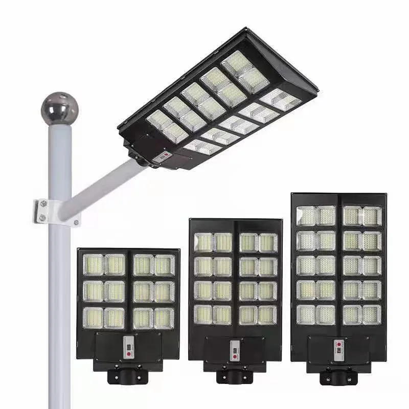 Integrated China ABS Streetlight Road Lamp 300w 400w 500W Outdoor Lamp  All In One LED Solar Street Light