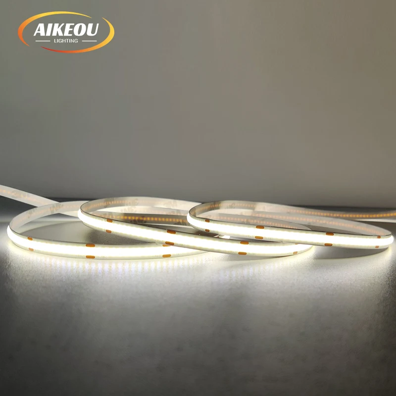 New hot selling COB FOB Flexible LED Strip DC12V 480LEDs/m Linear Light without light dot