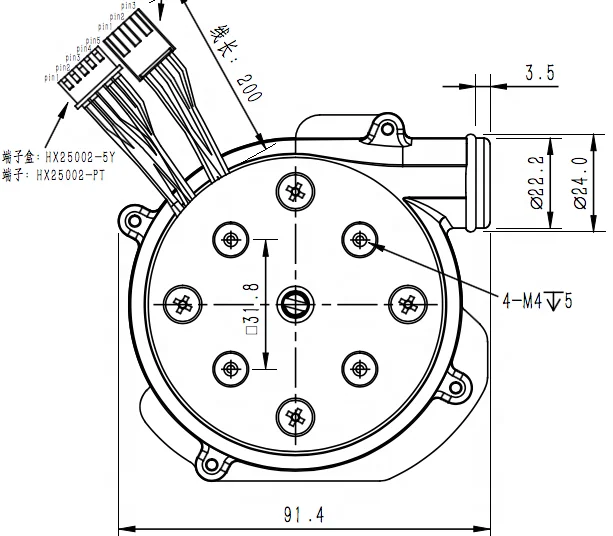 High pressure&efficiency 24VDC brushless air centrifugal fan blower with medical and industrial use