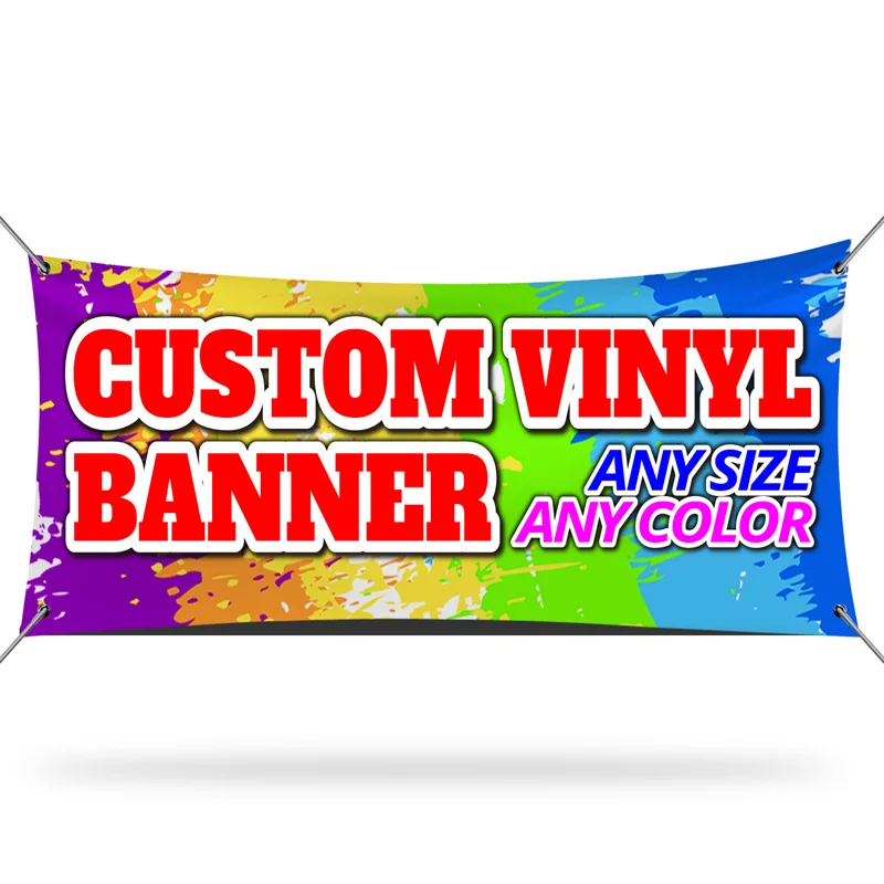 Пользовательская печать, мобильный магазин, баннер, дизайн 4x8 дюймов, наружная реклама, виниловый баннер с окантовкой