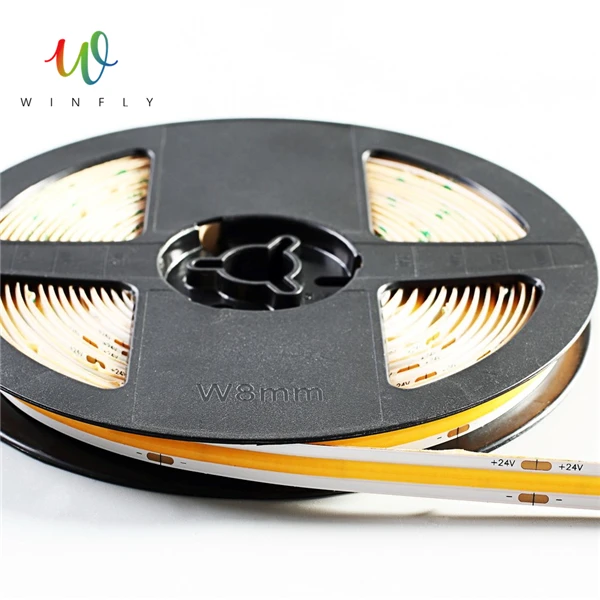 
Светодиодная лента COB для украшения дома, светодиодные светильники «сделай сам», низкое напряжение, гибкая лампа для телевизора и монитора ПК, фоновая настенная Светодиодная лампа 