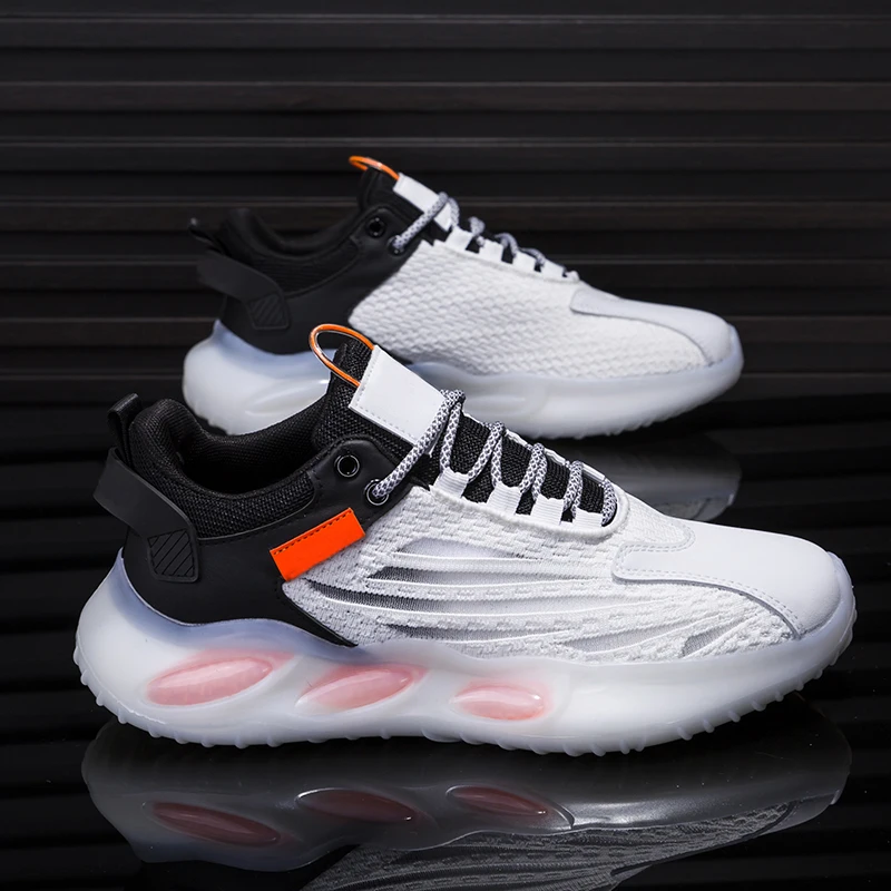 Adit High Quality Men Casual White Tennis Shoes Basketball Style Shoes Men Fashion Sneakers Walking Style Shoes