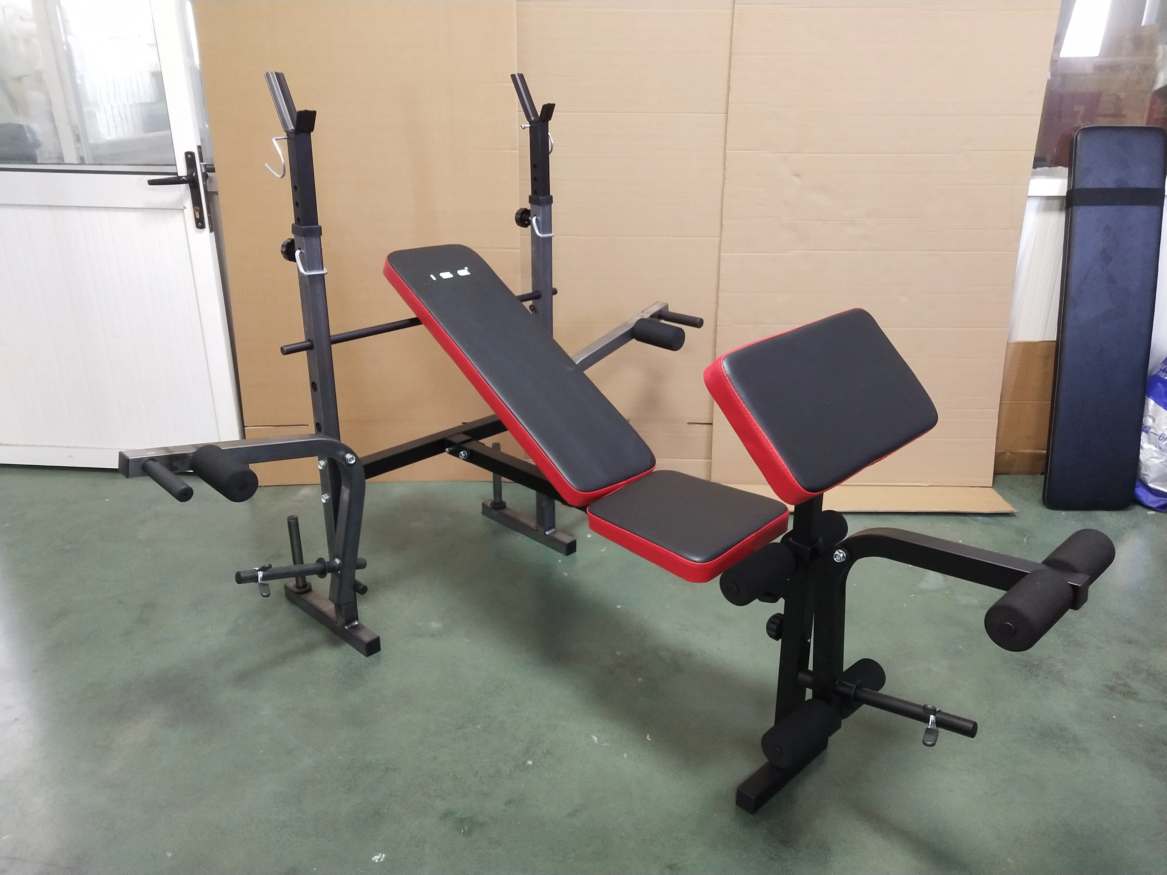 Unisex Home Indoor Strength Training Equipment Squat Rack Fitness Exercise Bench for Living Room Use