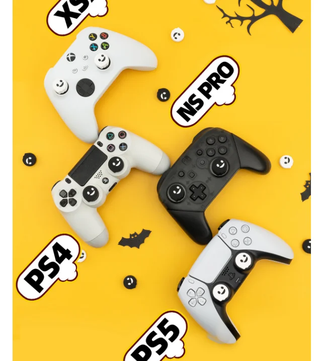 Thumb Grip Hat Soft Silicone Controller Analog Joystick Non-Slip Silicone Handle Protective Cover  for PS5/PS4/Xbox one/Switch