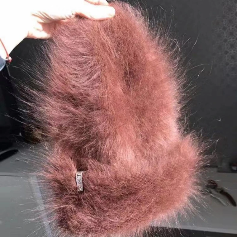 Russian popular 80%angora 20%nylon blend yarn 16/2Nm wholesale 45 colors in stock long hair for knitting and hand knitting