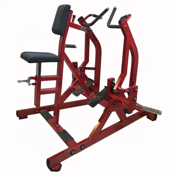 Commercial Use Bodybuilding Plate Loaded Indoor Gym Fitness Equipment Hammer Strength Iso-Lateral Rowing Machine RHS11