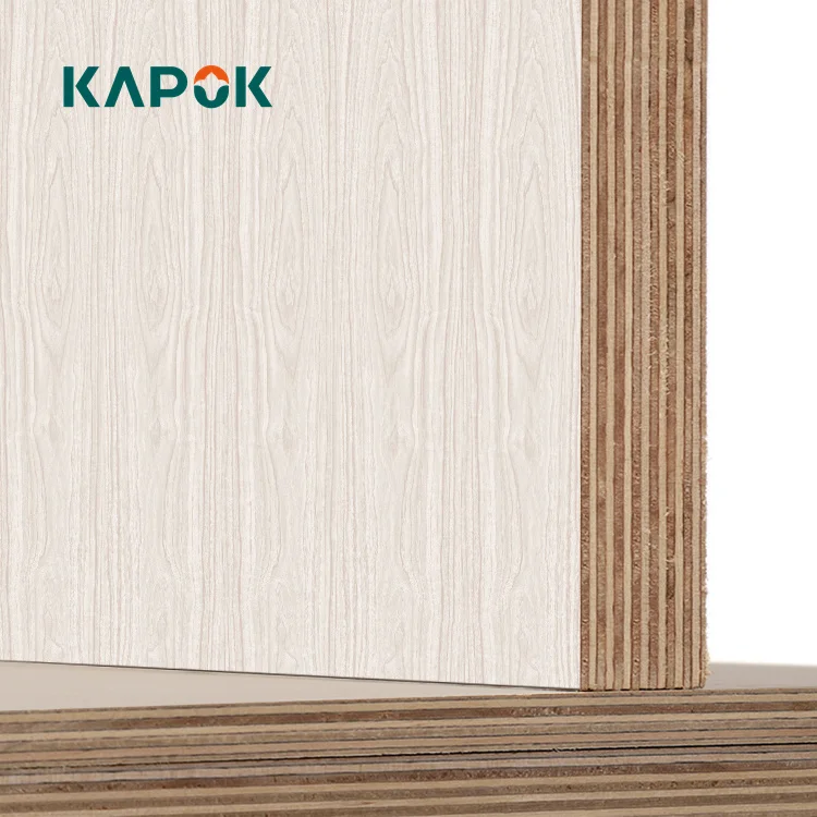 Exquisite Hot Selling 3mm 18 Mm 5*10 4*8 White Poplar Plywood Sheet Furniture Use Melamine 4ft by 8 Ft Melamine Plywood