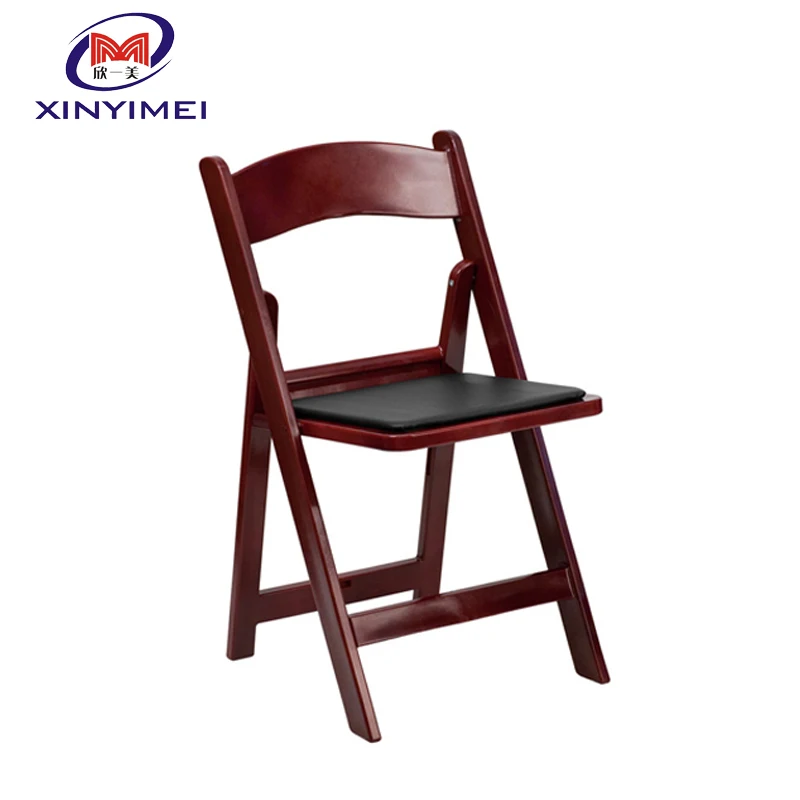 Commercial portable plastic resin white wimbledon folding chair outdoor for party