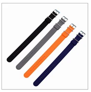 LAIHE 18mm 20mm 22mm Wholesale High Quality Silicone One Piece Watchband Wrist Band Watchstrap Silicon Watch Band