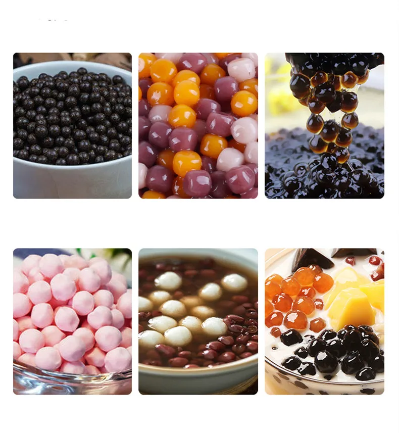 Purple Potato Ball Maker Taro Ball Tapioca Starch Round Pearls Making Machine