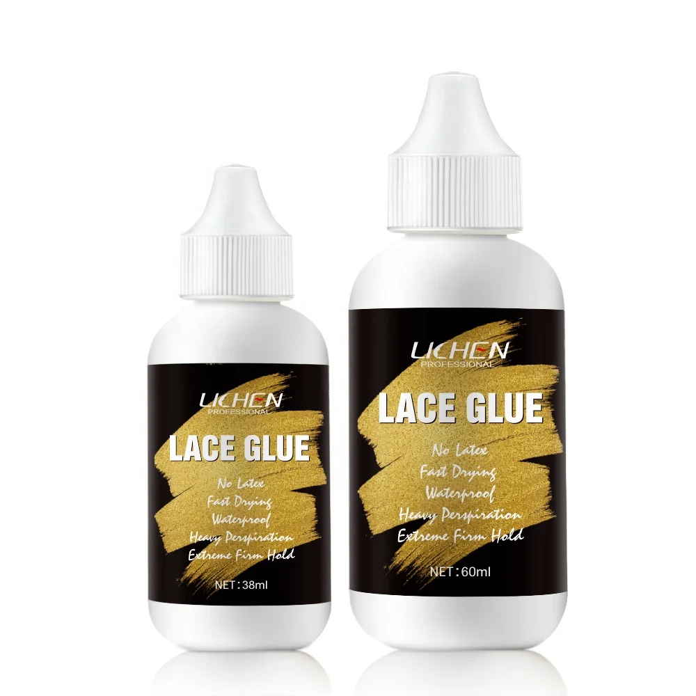 private label Strong Hold Clear Wig Adhesive Hair Glue Gel clear transparent waterproof lace glue
