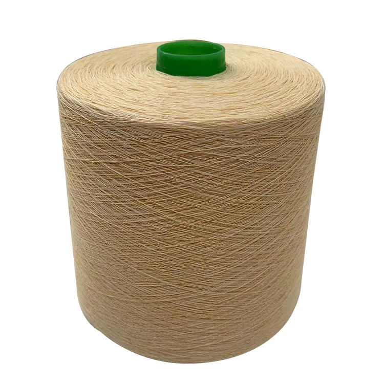 1/48NM raw white linen thread viscose yarn cotton linen thread seal tape yarn polyester linen yarn