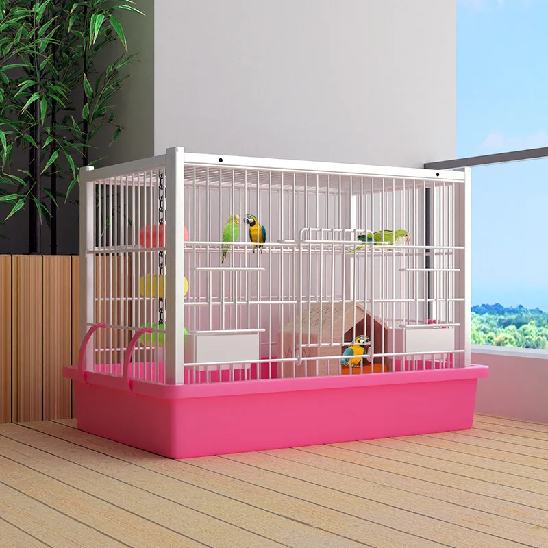 Professional Supplier Encrypted Squirrel Cage Pet House For Small Animals galvanized wire parrot cage Cat Fence Pet cage