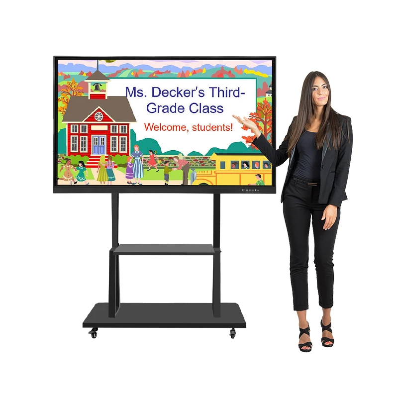 Promethean interactive whiteboard smooth writing multi touch screen 100 110 inch for education meeting interactive panel