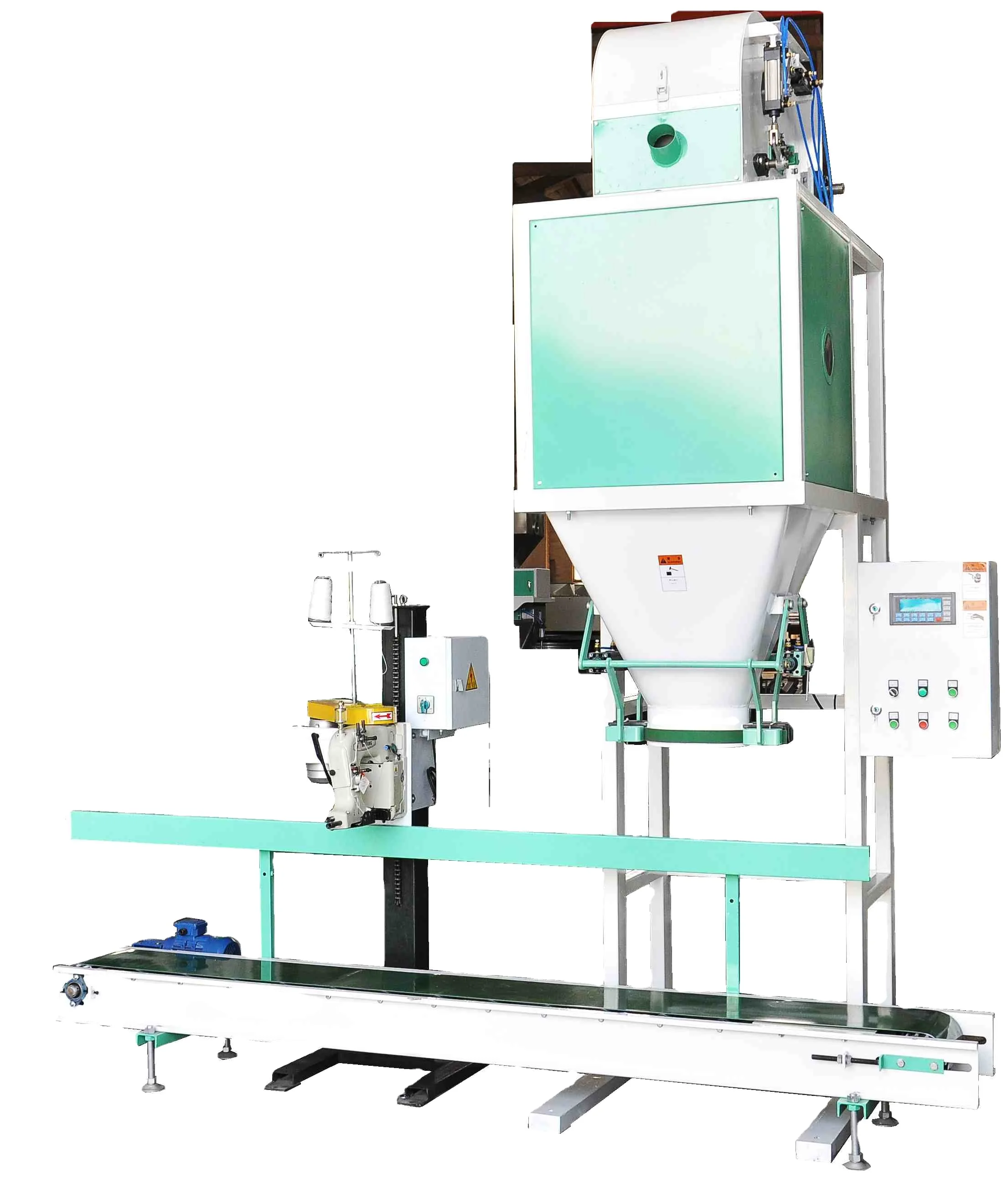 25kg 50kg fertilizer sand granule bags weighing filling packing machine