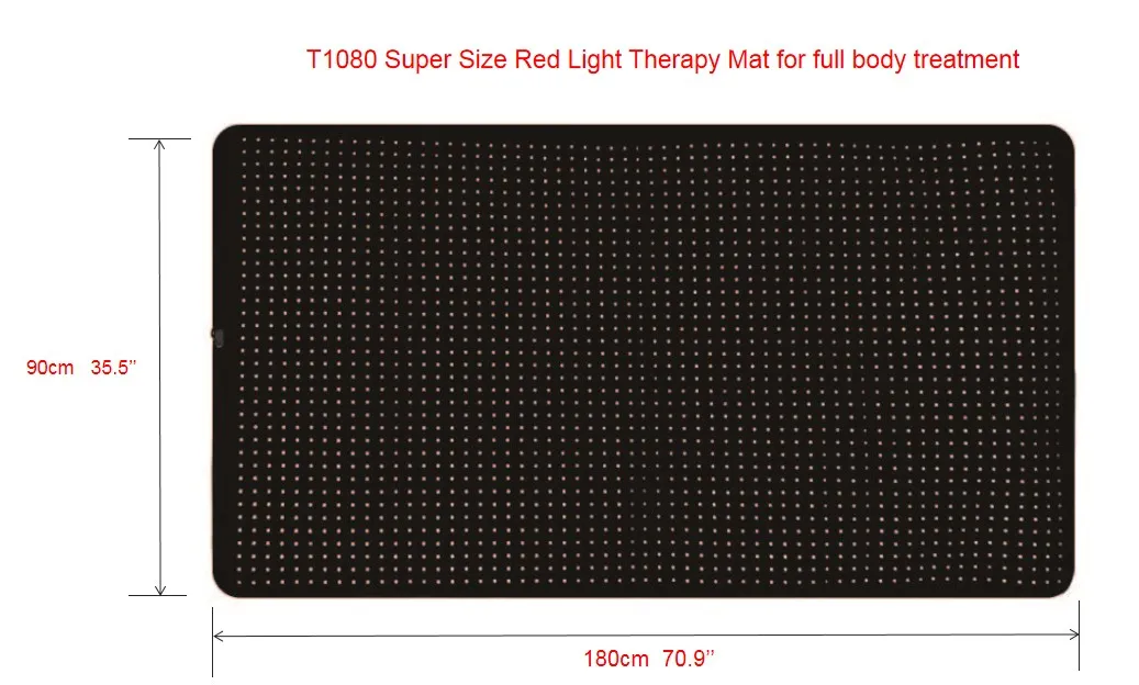 Amazon горячие продажи 1080 Вт T1080 180x90 см 660nm 850nm ближнего инфракрасного диапазона красный свет терапии свяжитесь с продавцом для полный уход за