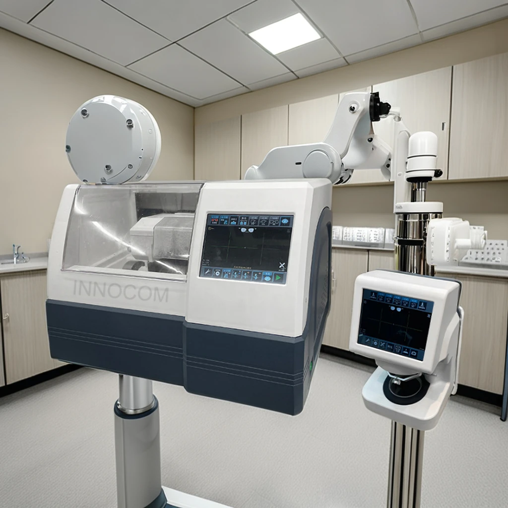 Professional 2D Patternless Lens Edger Visual Precision Acuity Examination Optical Equipment Scanner Metal Material