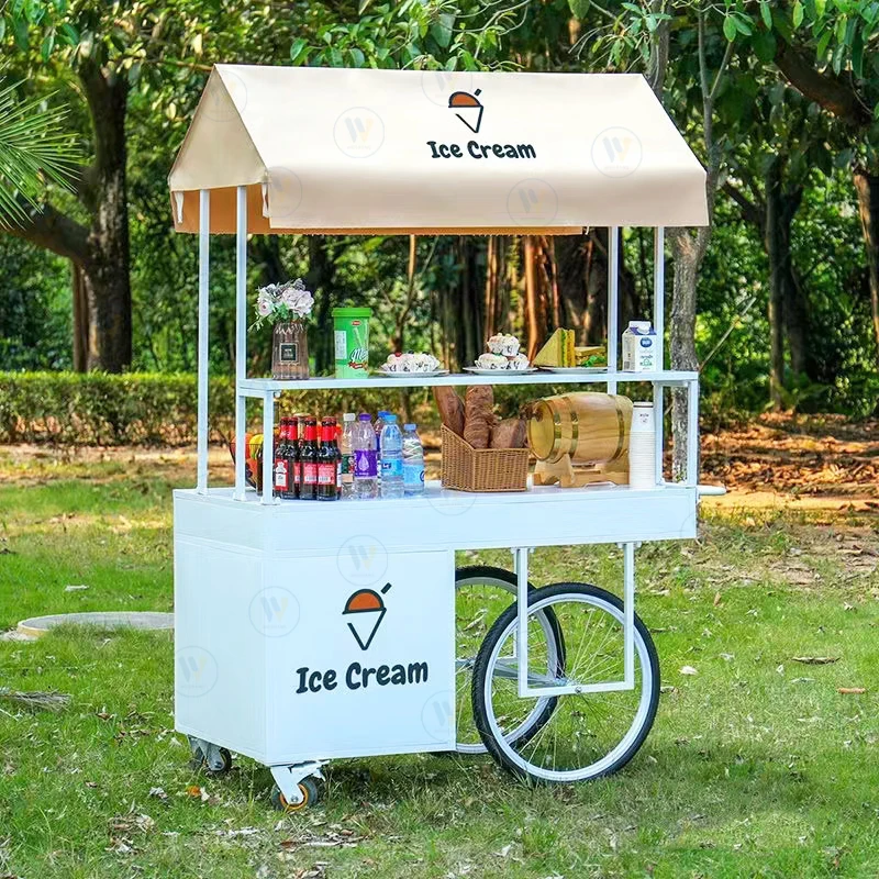 European float iron art outdoor market stall stall trolley snack night market mobile stall trolley