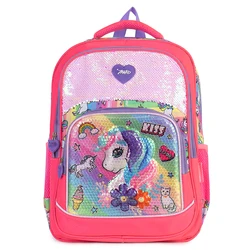 Дизайн в форме единорога 3d с героями мультфильмов, 3 предмета в комплекте, Студенческая школьная Детская рюкзак школьные сумки рюкзак для девочек