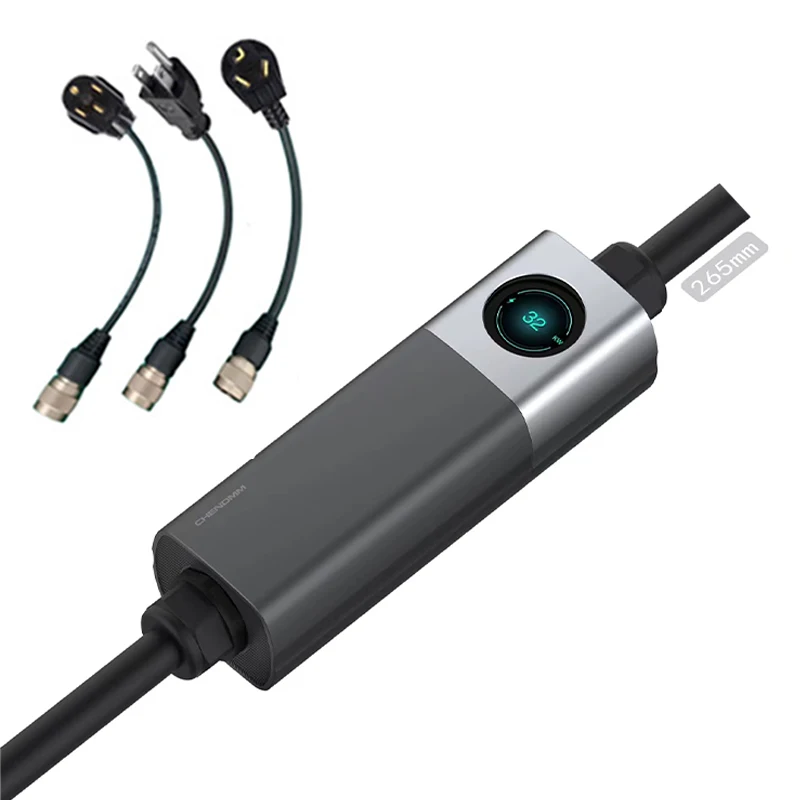 Portable Fast Electric Car AC Charger 3.5 KW 7 KW 22 KW Outdoor Wallbox Charging Station