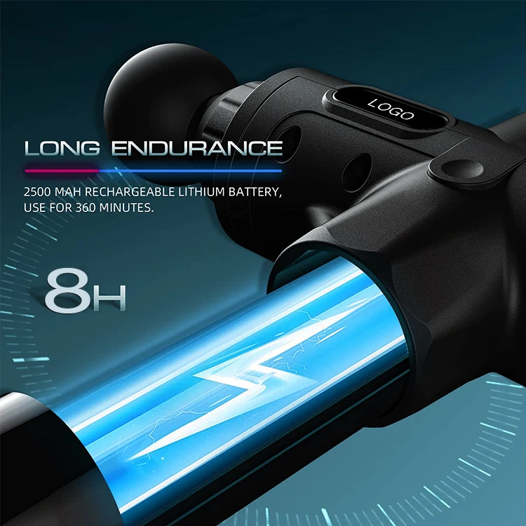 12Mm Profesional Percusion Portatil Digital De Fascia Profunda Corporal Booster Lcd 30 Velocidades Pistola De Masaje Muscular