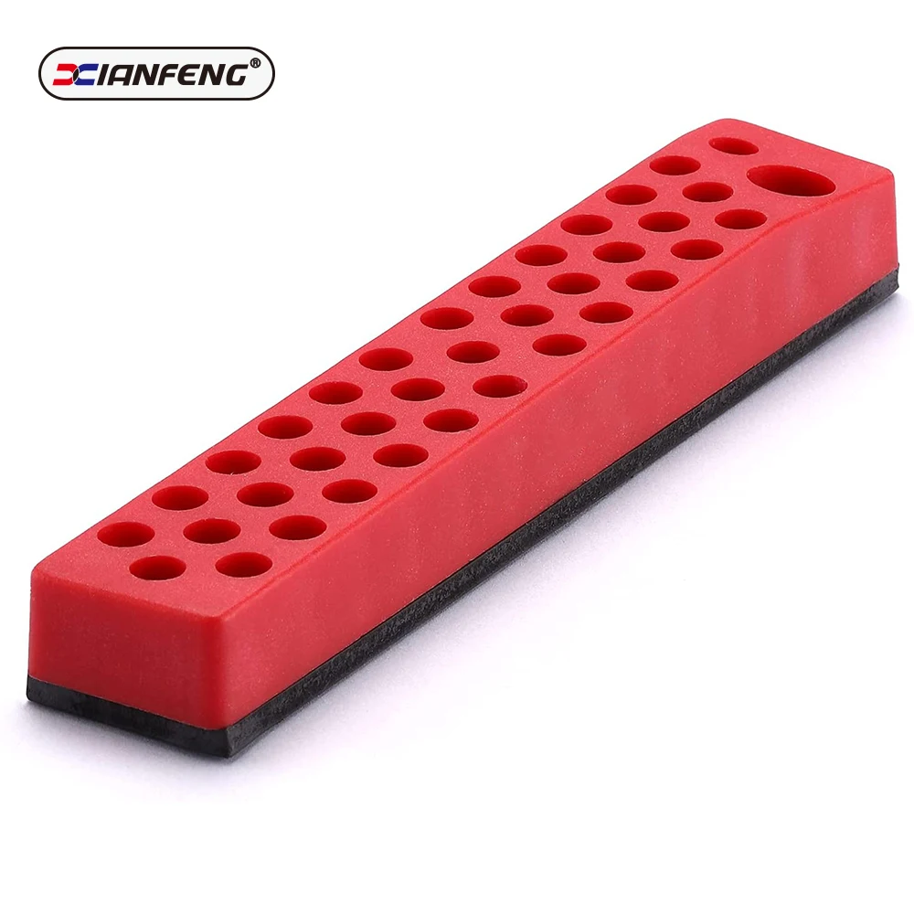 Держатель для магнитных бит органайзер с 37 отверстиями и гибкой магнитной основой