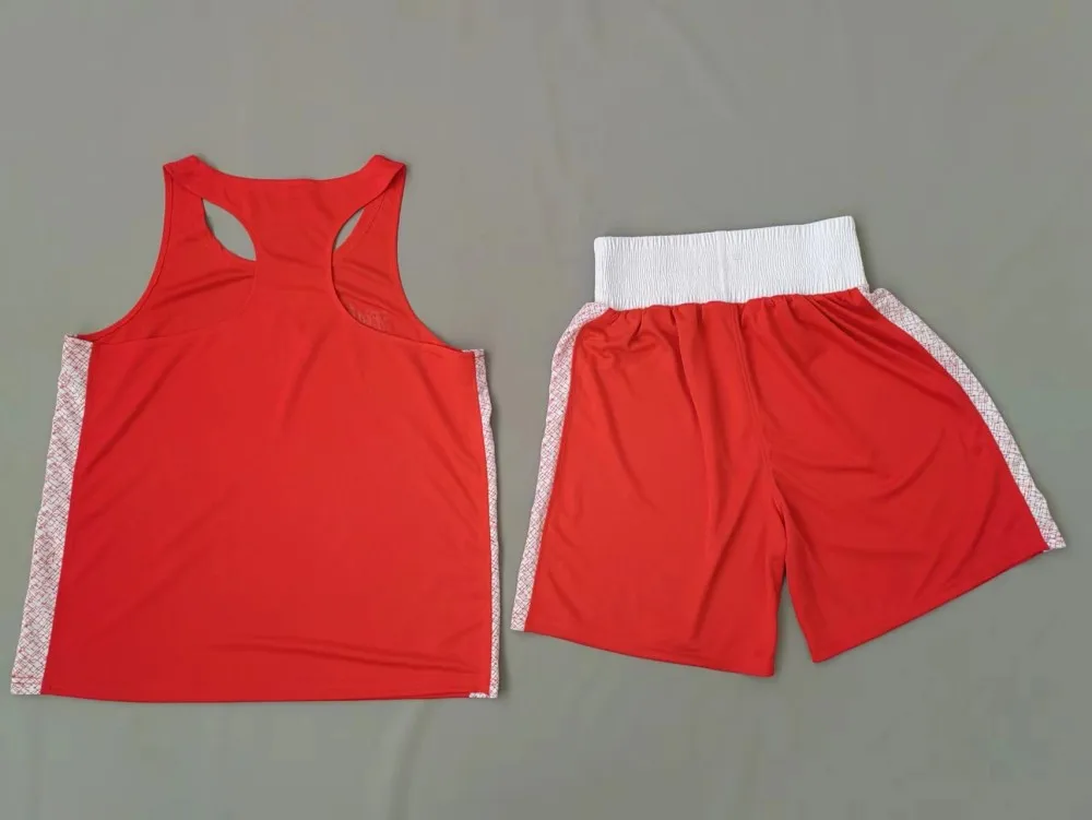 IBA Approved Custom Sports Female Boxing Clothes Professional Mens Boxing Uniforms