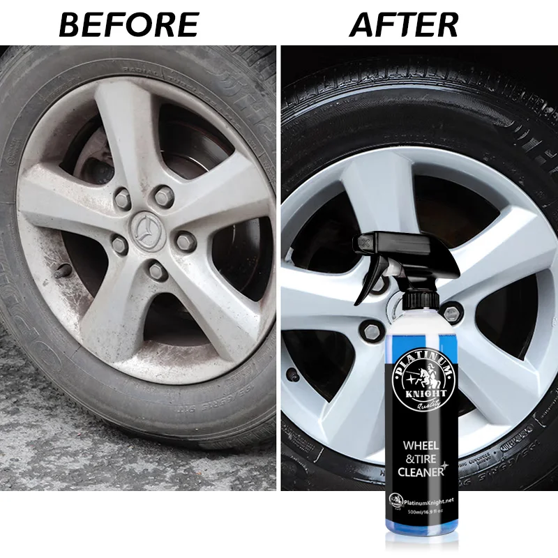 Car Tyre Foam Cleaner Spray Car Care Products 16.9oz Tire Shine Liquid Polish spray Tire Foam Cleaner