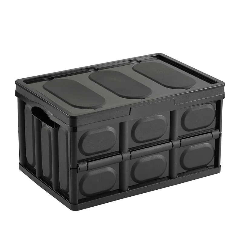 Modern Portable Storage Box with Detachable Folding Design Large Organizer Camping Folding Box with Lid