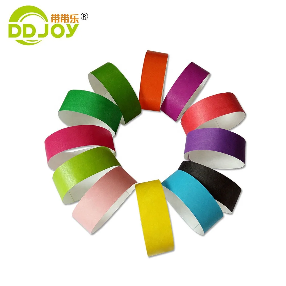 Popular Promotional China Supply Tyvek Paper Wrist Band For Events, Best Selling Products Bracelet / Wristbands Park
