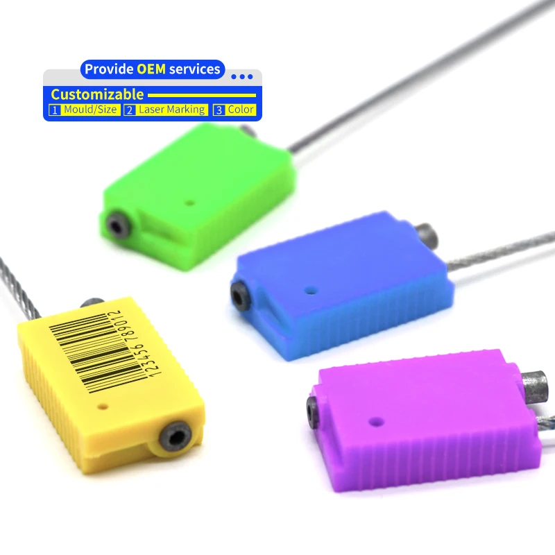 OY-CS110 Tighten Type Tamper Plastic Cable Entry Seals For Containers Container Cable Wire Seal