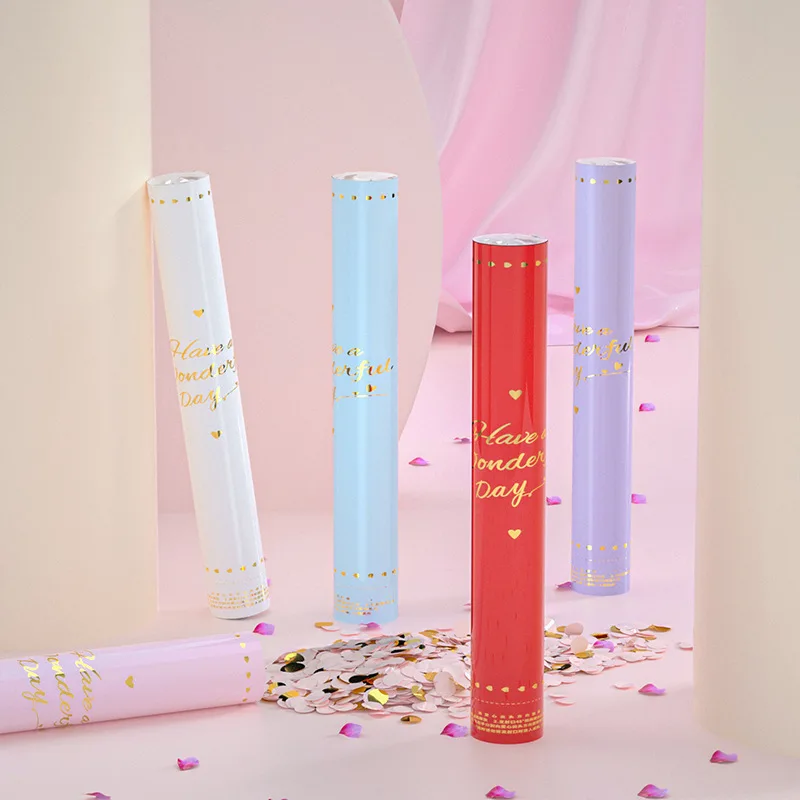 Manufacturers direct festival fireworks macaron gun holding fireworks cylinder wedding supplies wedding fireworks cannon