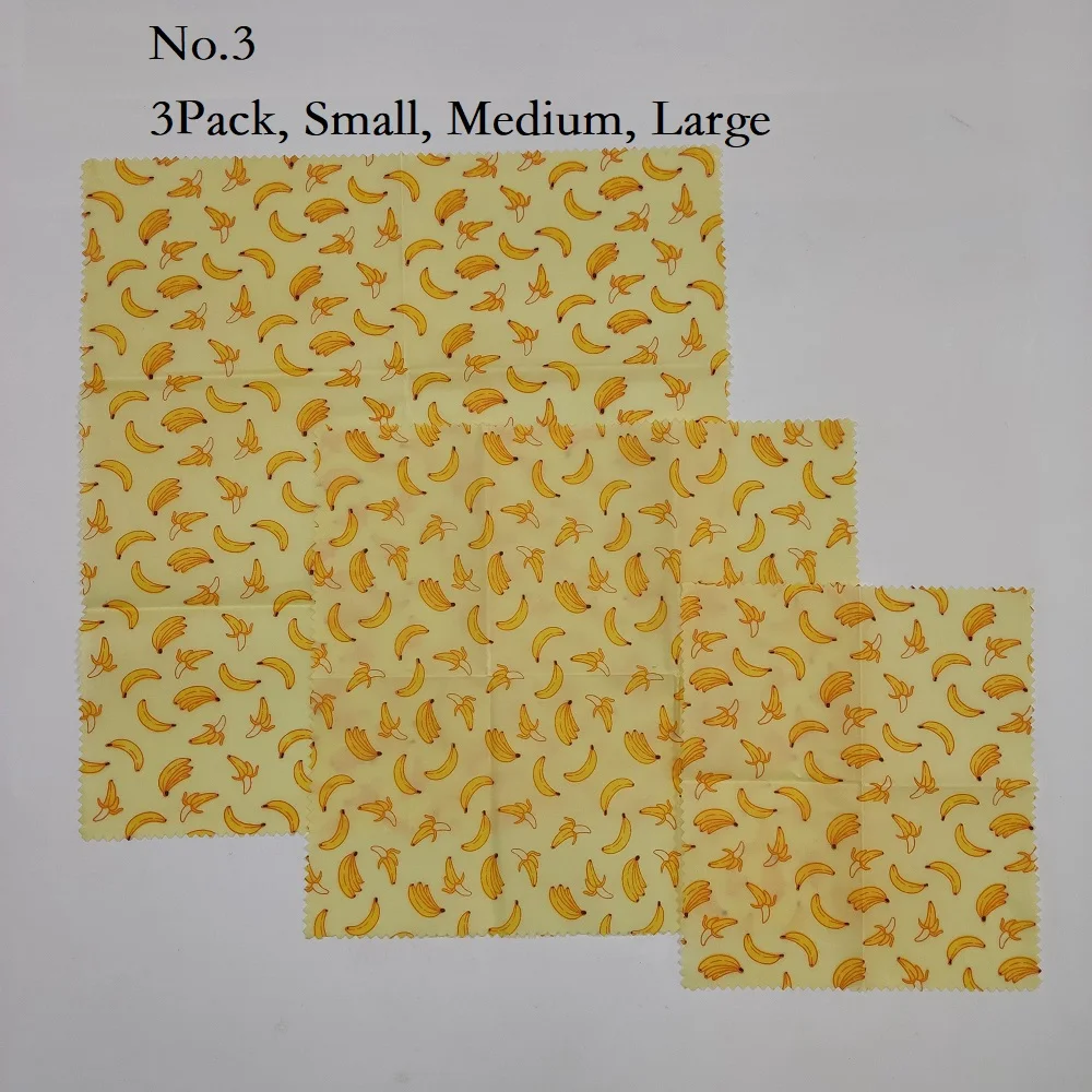 
Eco Friendly Reusable Plastic Free Beeswax Food Wrap In Stock 