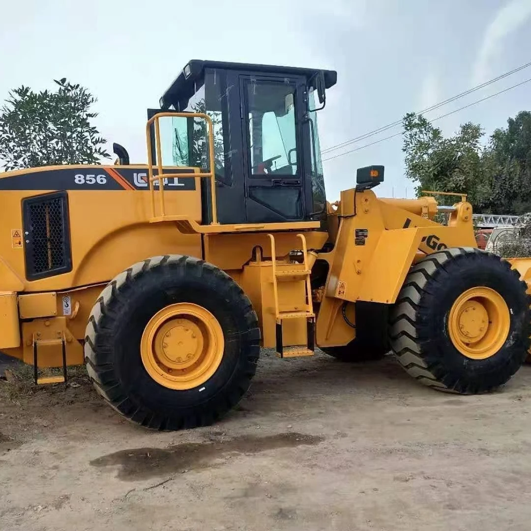 Used liugong Loader 856 Wheel Loader  Japan Engine 5t Front Loader heavy machine with Bucket in benin africa uae dubai